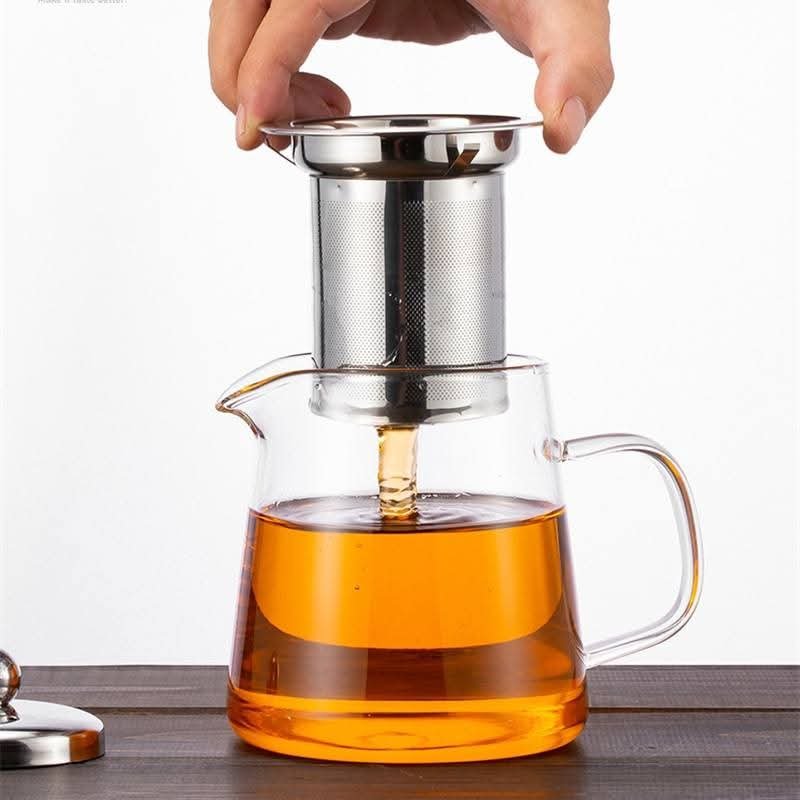 Heatproof Glass Teapot With Infuser 1350ML - Image 5