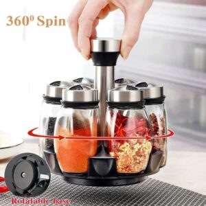 360° Rotating Spice Rack Organizer