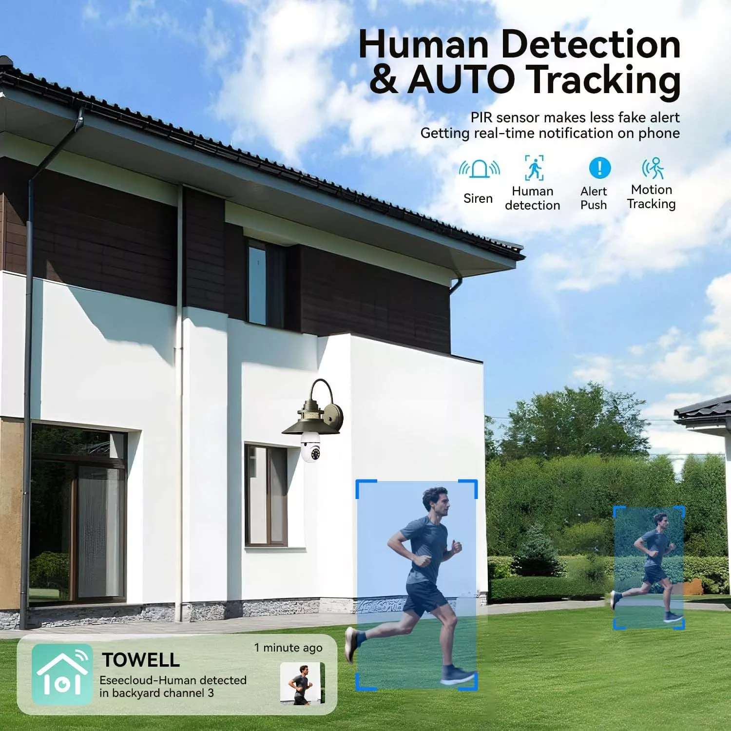 360° Panoramic 2MP WiFi PTZ Light Bulb Security Camera - Image 5
